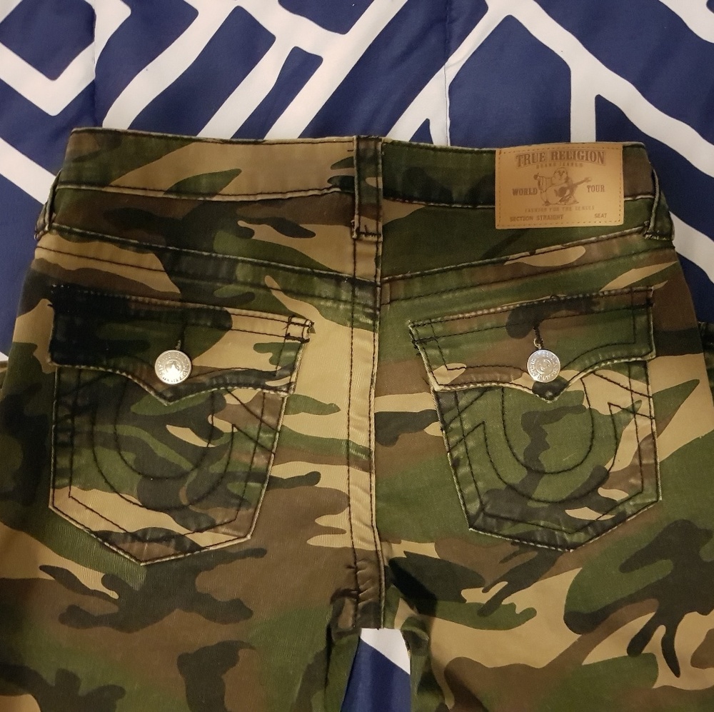Boys True Religion Camo Jeans
